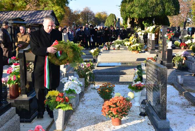 Megemlékezés 2015. november 2. Szenttamás, képek